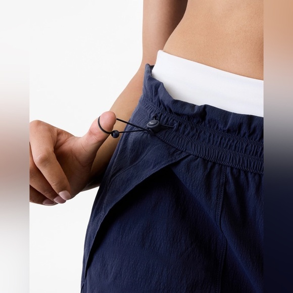 ATHLETA TREKKIE HIGH RISE PARACHUTE PANT Navy Blue Sz 4p - Picture 12 of 15